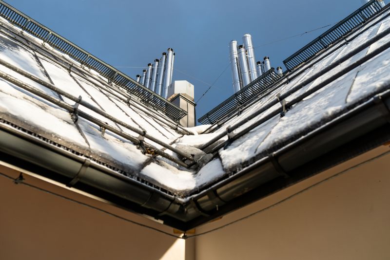 Metal Roof with Snow Cover